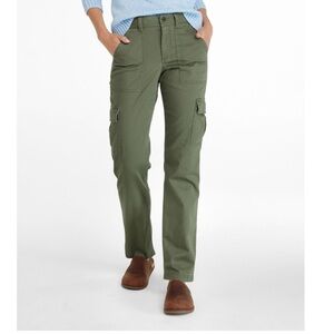 🌻L.L Bean Women’s Classic Fit Ankle Zip Olive Green Corduroy Pants Plus Sz 16